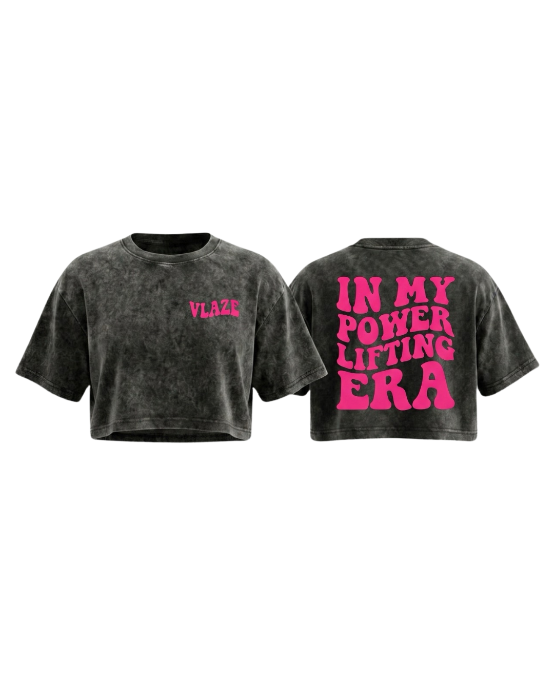 CAMISETA CROP TOP IN MY POWER LIFTING ERA