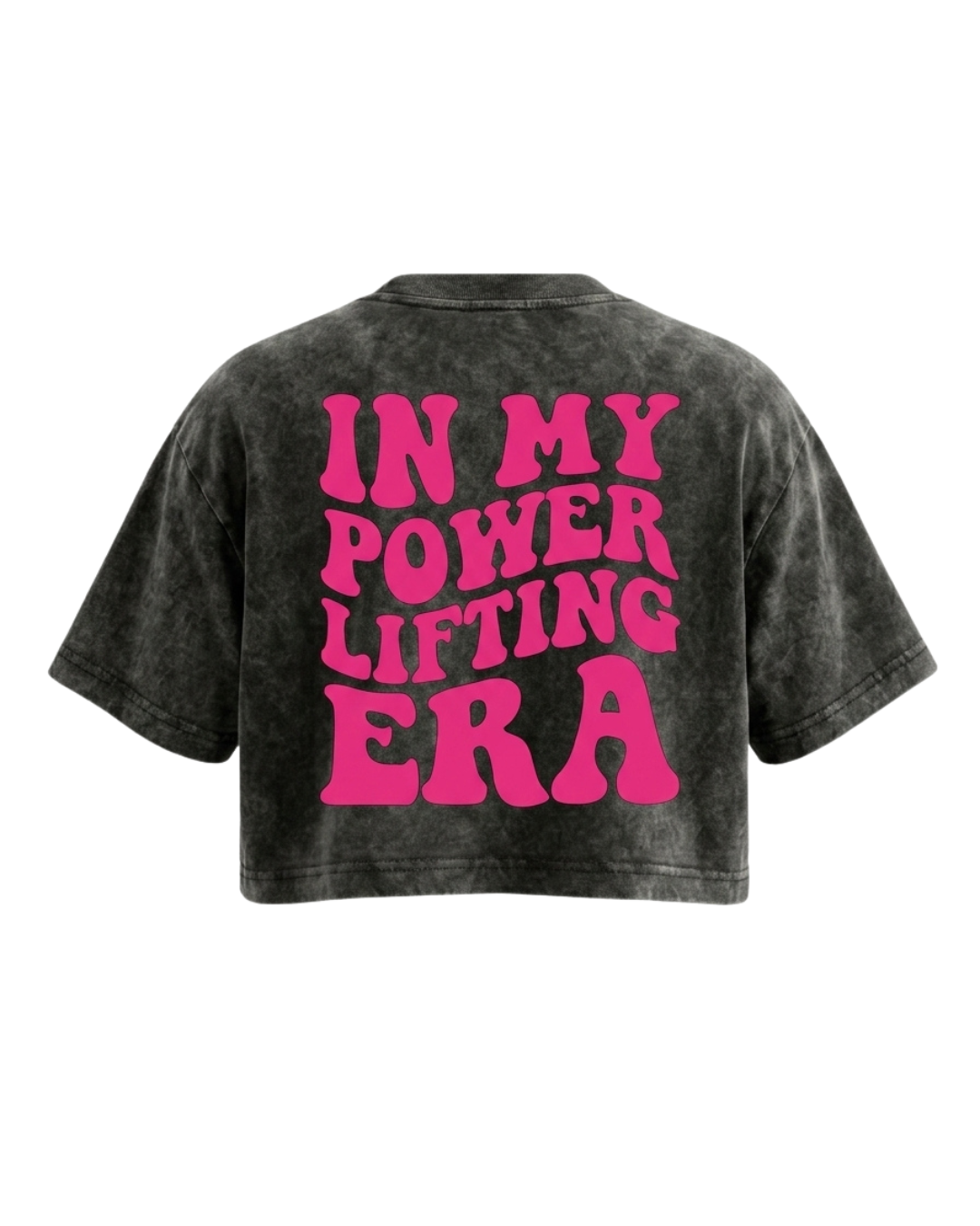 CAMISETA CROP TOP IN MY POWER LIFTING ERA